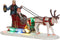 Luville Kerstdorp Miniatuur Rendierenslee - L16 x B5,5 x H7,5 cm