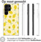iMoshion Hoesje Geschikt voor Samsung Galaxy S23 Ultra Hoesje Siliconen - iMoshion Design hoesje - Geel / Lemons