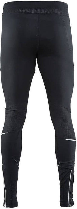 Craft Essential Tights M - Sportlegging Heren - Zakken met ritssluiting - Black