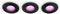 Philips Hue Xamento - Badkamerinbouwspot - Wit en gekleurd licht - Zwart (3-pack)