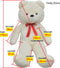 vidaXL Teddybeer 170 cm pluche wit
