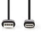 Nedis CCGP60600BK20 - USB Type-C 2.0-kabel - 200 cm - Zwart