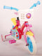 Peppa Pig Kinderfiets - 10 inch - Doortrapper - Roze/Blauw