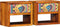 vidaXL - Nachttafels - 2 - stuks - 40x35x35 - cm - Massief - Acaciahout