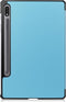 3-Vouw sleepcover hoes - Geschikt voor Samsung Galaxy Tab S7 / Tab S8 - Lichtblauw