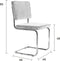 Zuiver Ridge Rib Eetkamerstoelen Groen - Set van 2