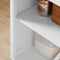 SoBuy FKW102-WN - Keukenwagen - 1 lade en deur - Wit