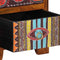 vidaXL - Nachtkastje - 35x35x45 - cm - massief - acaciahout