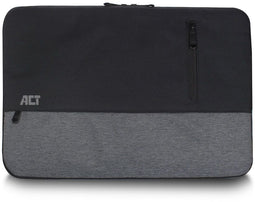 ACT AC8540 - Laptop Sleeve - Geschikt voor laptops tot 14,1 inch - Zwart/grijs