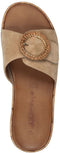 Tamaris Core - Dames Muiltjes - Klittenbandsluiting - TAN - Maat 39