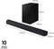 Samsung HW-Q700D - Soundbar - Draadloze Dolby Atmos - Zwart