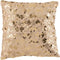 J-Line kussen Paillet - polyester - champagne/beige