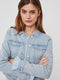 VERO MODA VMHOT SOYA LS DENIM JACKET MIX GA NOOS - Dames Spijkerjas - Knoopsluiting - Maat XS