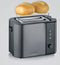 Severin AT 9573 - Broodrooster - 800 W - 2 sneetjes - Antraciet/Zwart