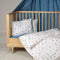Kinder Jersey Beddengoedset 100 x 135 cm + 40 x 60 cm 2-delige Set Inclusief Dekbedovertrek en Kusse