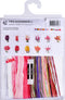 Thea Gouverneur - Borduurpakket met telpatroon - 518A - Voorgesorteerde DMC Garens - Roze Darwin Hybride Tulp - Aida - 34 cm x 36 cm - DIY Kit