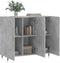vidaXL - Dressoir - 90x34x80 - cm - bewerkt - hout - betongrijs