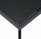 vidaXL - Eettafel - 140x70x75 - cm - gehard - glas - zwart