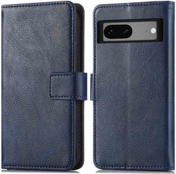 imoshion Google Pixel 7a - Luxe Bookcase - 3 pasjes - Donkerblauw