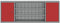 vidaXL - Gereedschapskast - Muurbevestigd - met - Pegboard - Rood - 150x20x55 - cm - Staal