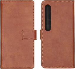 iMoshion Hoesje Geschikt voor Xiaomi Mi 10 Pro / Mi 10 Hoesje Met Pasjeshouder - iMoshion Luxe Bookcase - Bruin