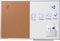 Whiteboard Duoboard Lega Economy 60x90cm
