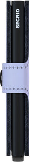 Secrid miniwallet - Mat - Lila - Zwart