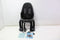 Qibbel Air - Fietsstoeltje Achter Bagagedrager - Quick Connect - Midnight Black