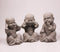 BOEDDHA SHAOLIN HOREN, ZIEN, ZWIJGEN SET 3 15X12X25 CM