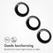 iMoshion Camera Lens Screen protector Geschikt voor Samsung Galaxy A25 - iMoshion 2 Pack Camera lens protector - zwart
