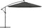 vidaXL - Zweefparasol - met - LED-verlichting - metalen - paal - 350 - cm - antraciet