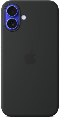 Apple iPhone 16 Plus - Silicone Back Cover met MagSafe - Zwart