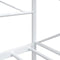 vidaXL - Slaapbank - zonder - matras - 75x190 - cm - staal - wit