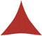vidaXL - Zonnezeil - 160 - g/m² - 5x6x6 - m - HDPE - rood