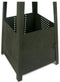 Edco metalen vuurkorf 100 cm hoog - bovenstuk 30x30x55cm