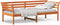 vidaXL - Slaapbank - zonder - matras - 90x200 - cm - massief - grenenhout - wasbruin