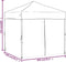 vidaXL - Partytent - inklapbaar - met - zijwanden - 2x2 - m - wit