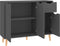 vidaXL - Dressoir - 90x30x72 - cm - bewerkt - hout - grijs