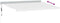 vidaXL - Luifel - uittrekbaar - 4,5x3 - m - stof - en - aluminium - antraciet - en - wit