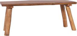 vidaXL - Tuinbank - 120 - cm - massief - teakhout