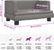 vidaXL - Hondenmand - 60x40x30 - cm - kunstleer - grijs