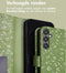 iMoshion Hoesje Geschikt voor Samsung Galaxy S23 FE Hoesje Met Pasjeshouder - iMoshion Design Bookcase smartphone - Groen / Green Flowers