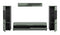 Wooncombinatie - 3-delige set met vitrinekasten en lowboard - Smoke Green Nachbildung (3-delig)