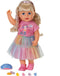 BABY born Pop Carla - 43 cm - Beweegbaar hoofd en armen - Kleurige rok van tule