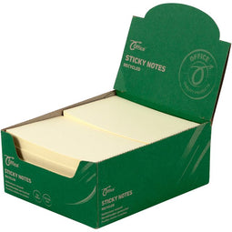 Office - Memoblok office zelfklevend 76x127mm 100v recy gl