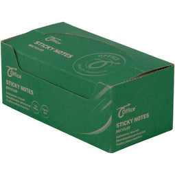 Office - Memoblok office zelfklevend 76x76mm 100v recy gl