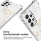 iMoshion Hoesje Geschikt voor Samsung Galaxy A33 Hoesje Met Koord - iMoshion Design Hoesje met Koord - Wit / White Marble