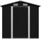 vidaXL - Tuinberging - 204x132x186 - cm - staal - antraciet