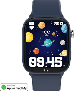 Ice-Watch - ICE smart junior 3.0 Find My - Geolokaliseerbaar horloge voor jongens met siliconen band - Blauw (1,75 inch)