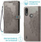 iMoshion Hoesje Geschikt voor Motorola Moto E7i Power Hoesje Met Pasjeshouder - iMoshion Mandala Bookcase - Grijs
